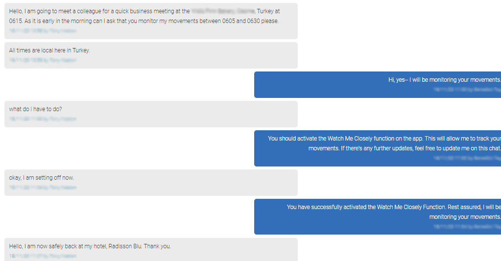 Business Meeting Scenario